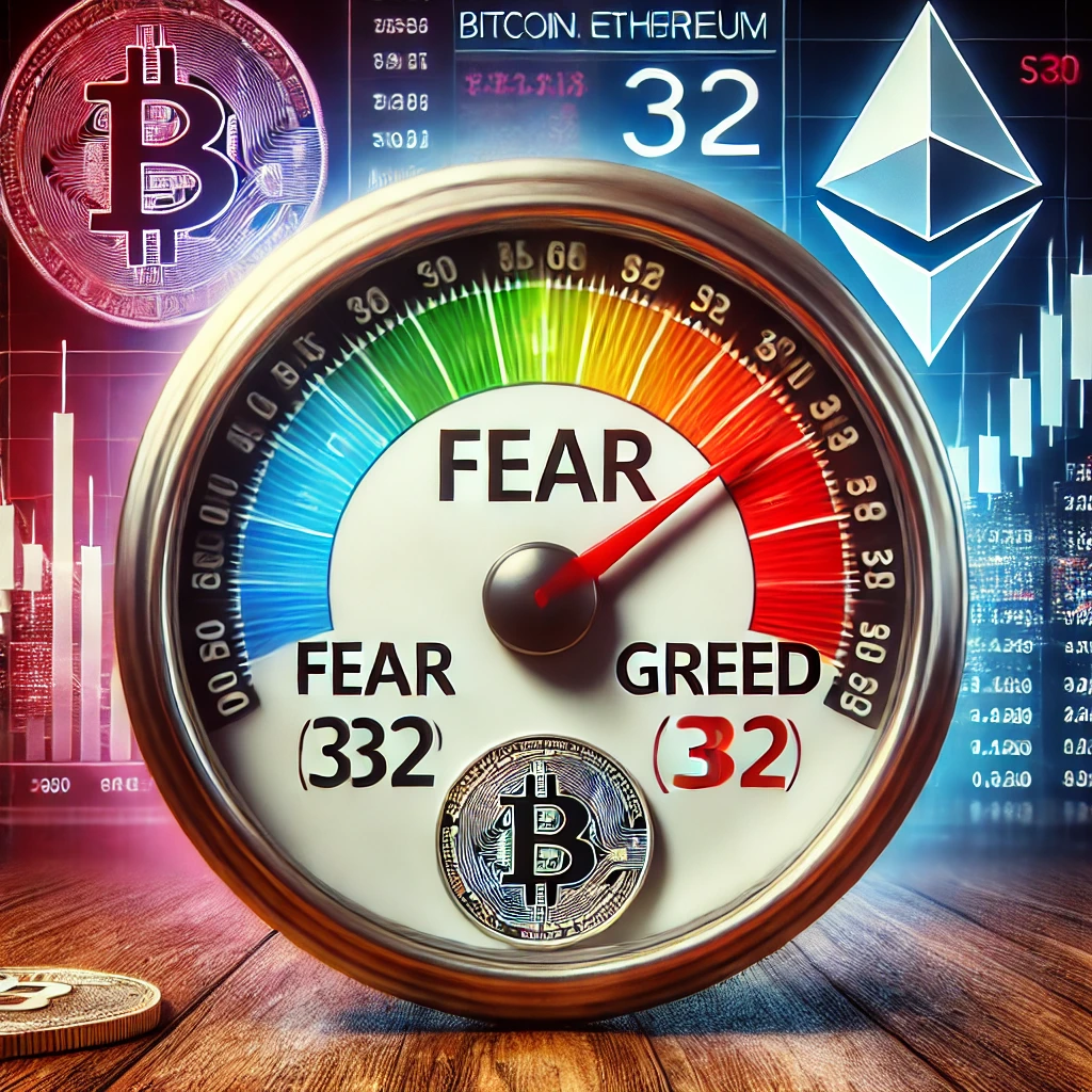 Cryptocurrency Fear and Greed Index Rises but Market Sentiment Remains Fearful